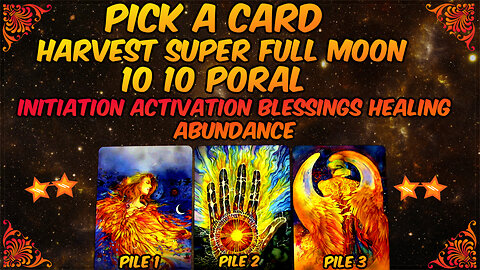 Pick A Card Reading✨1010 Portal🌟Abundance • Magic • Miracles • Blessings • Activations