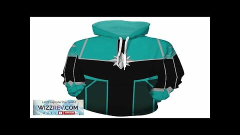 Marvel Mightiest Avenger Captain Marvel Green Cosplay Hoodie Review