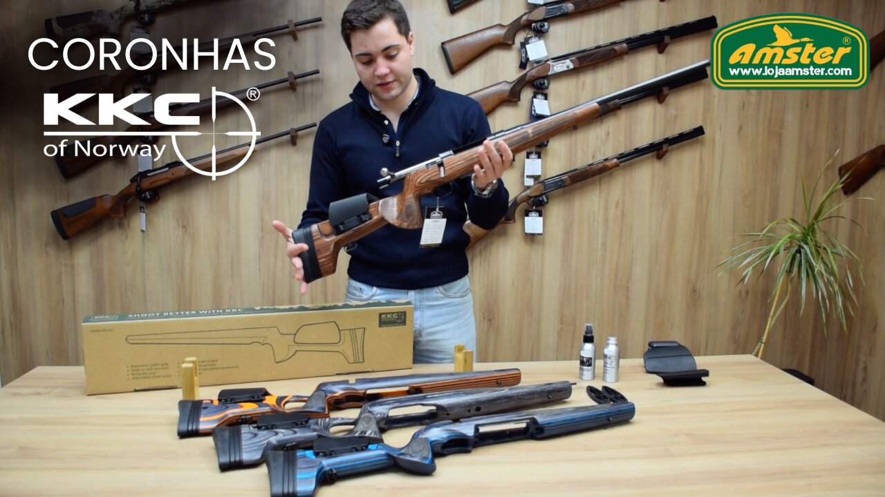 Apresentação das coronhas KKC - Loja Amster
