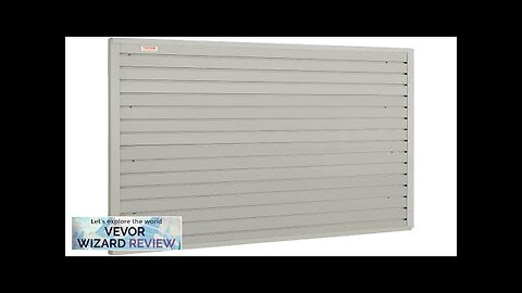 VEVOR Slatwall Panels 4 ft x 1 ft Gray Garage Wall Panels Review