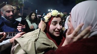 Released female Palestinians say conditions in prison were 'very difficult' and 'chaotic'