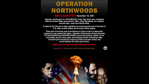 Operation Northwoods: The Declassified Plan to Lie America Into War