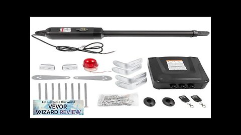 VEVOR Electric Gate Opener Single Swing Gate Opener 16 mm/s Speed 80W Review