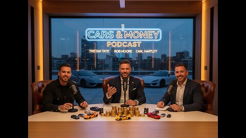 Cars and Money Podcast | tristan tate | Rob Moore and supercar dealer Carl Hartley | COMING SOON