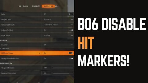 Disable Hit Marker Visuals in Call of Duty Black Ops 6: Easy Tutorial