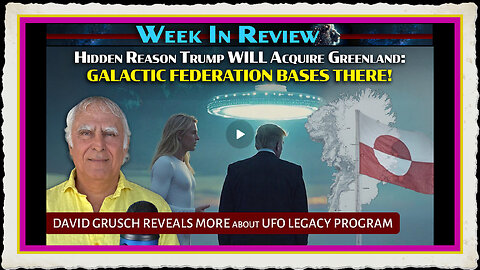 HIdden Reasons Trump Will Aquire Greenland, David Grusch reveals more...