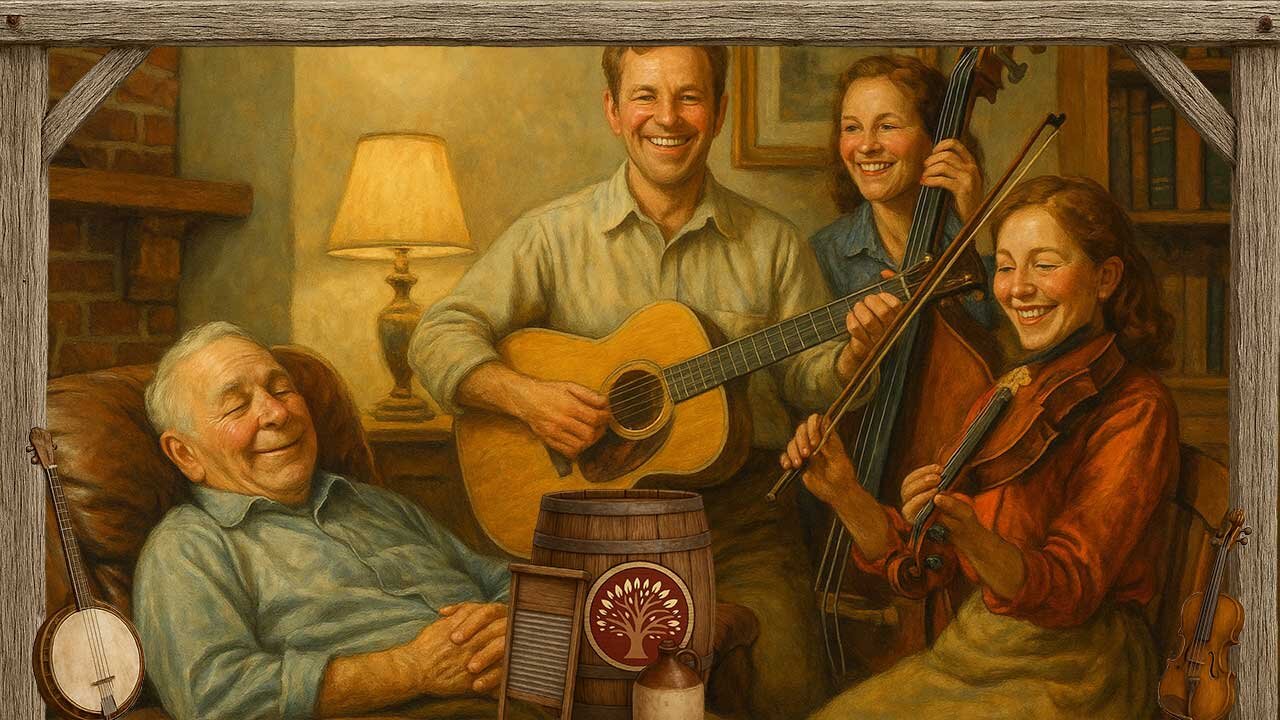 Bluegrass Instrumental 😌{001} – Slow & Relaxing Banjo & Fiddle | Appalachian Folk Music