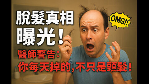 你以為只是壓力大？醫師揭露：脫髮背後的驚人真相！The Shocking Truth About Hair Loss Doctors Won’t Tell You!