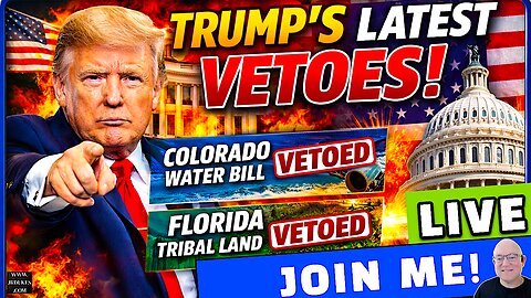 🚨 Trump DROPS THE HAMMER 💥 Two Vetoes, Big Wins & What the Media WON’T Tell You 🚨