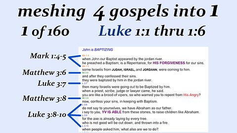 066 Luke 1_1 thru 1_6 p1 [Jesus] [Live]