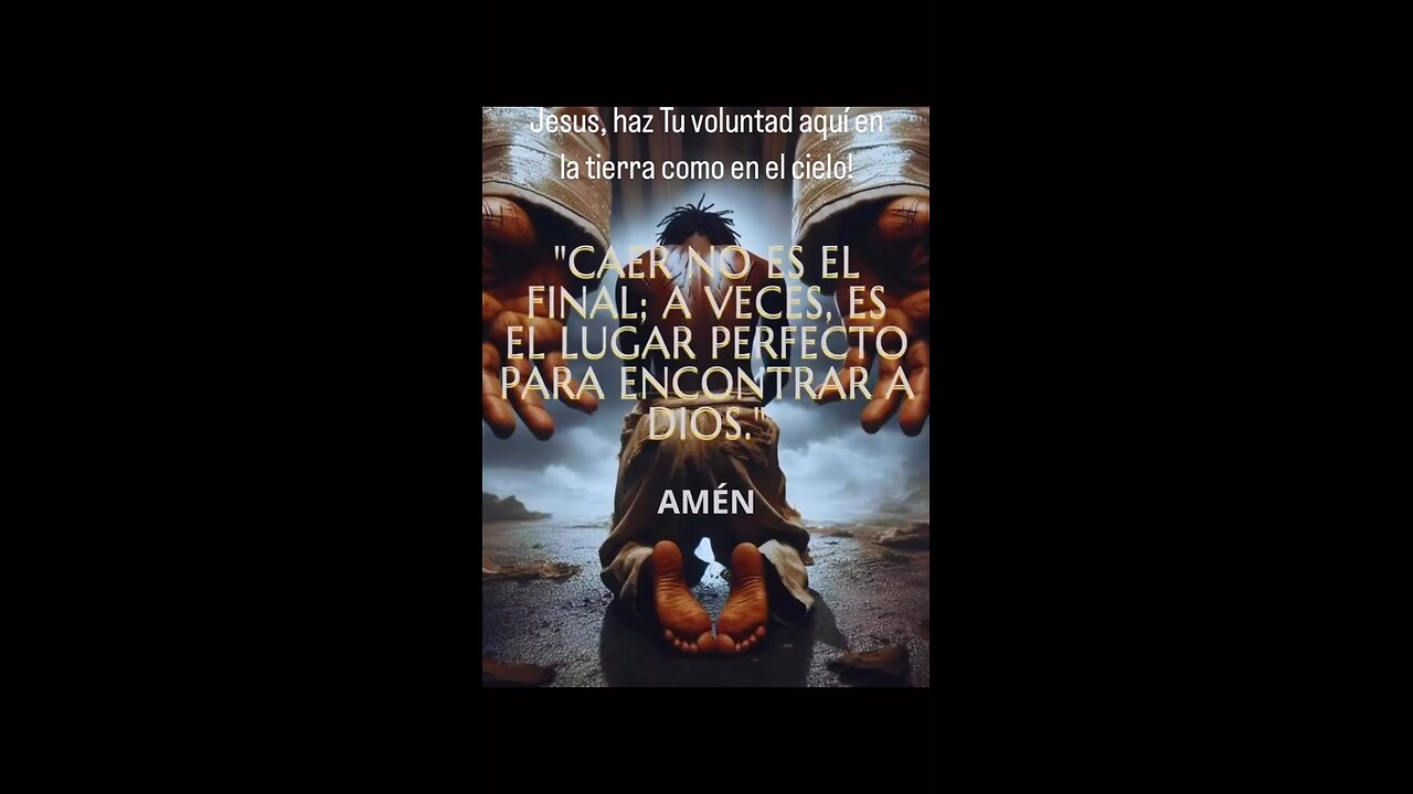 Jesus, has Tu voluntad aquí en la tierra como en el cielo!