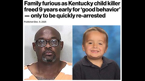 Black Man (Child Murderer) Set To Walk Free In 2026 Serving Only 10 Yrs Without Parole