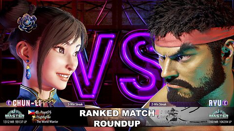 Kuya Kalbo SF6 Ranked Roundup. Chun Li Master Rank [Hori Fight Stick]