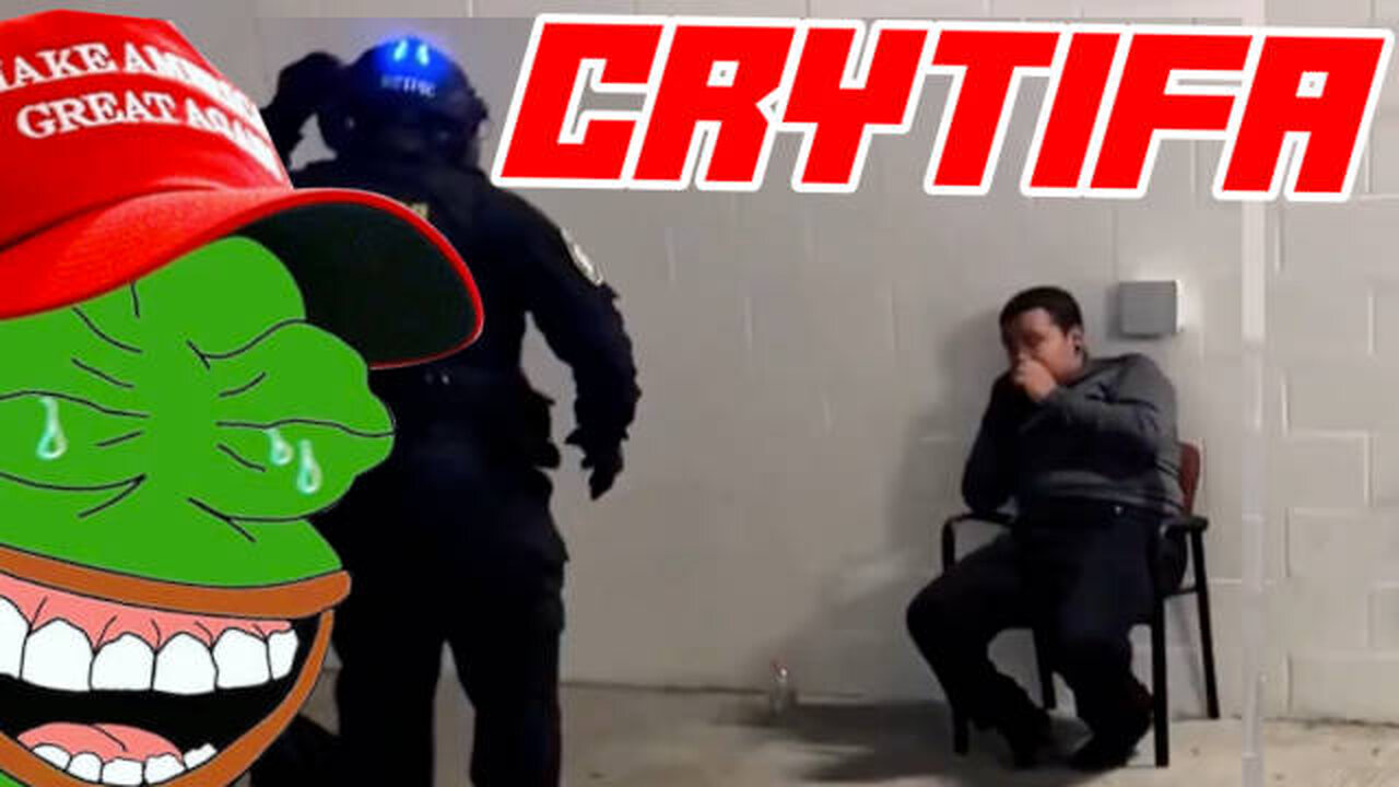 ANTIFA Goon Visibly Shakes After Being Taken Into Custody