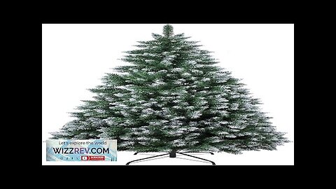 7.5FT 1800 Tips Artificial Christmas Pine Tree Holiday Decoration with Metal Stand Review