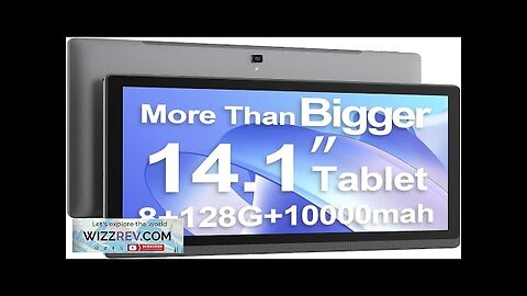 14.1 Inch Android Tablet Android 13 Large Screen Tablet with1080P Full HD Review