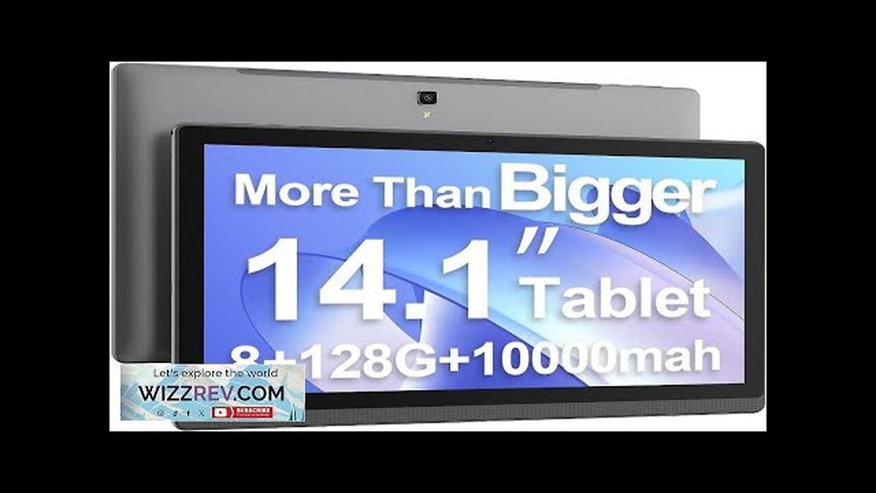 14.1 Inch Android Tablet Android 13 Large Screen Tablet with1080P Full HD Review