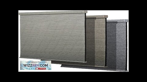 Boolegon Cordless Linen Pattern Cellular Shades Blackout Honeycomb Shades for Windows Pull Review