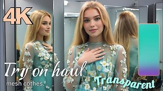 4k shein try on haul lingerie 2025 |micro bikini see through/ transparent lingerie fashion trend 02