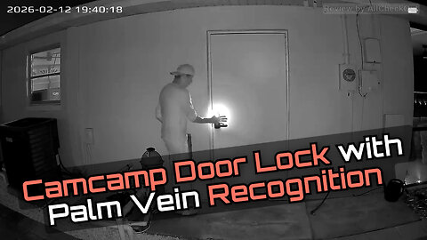 Camcamp Smart Door Lock Palm Vein Recognition Keyless Entry Handle Review & Installation Guide