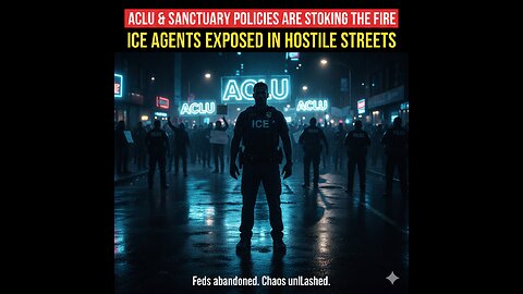 ACLU & Sanctuary Policies Are Stoking the Fire – Leaving ICE Agents Exposed in Hostile Streets