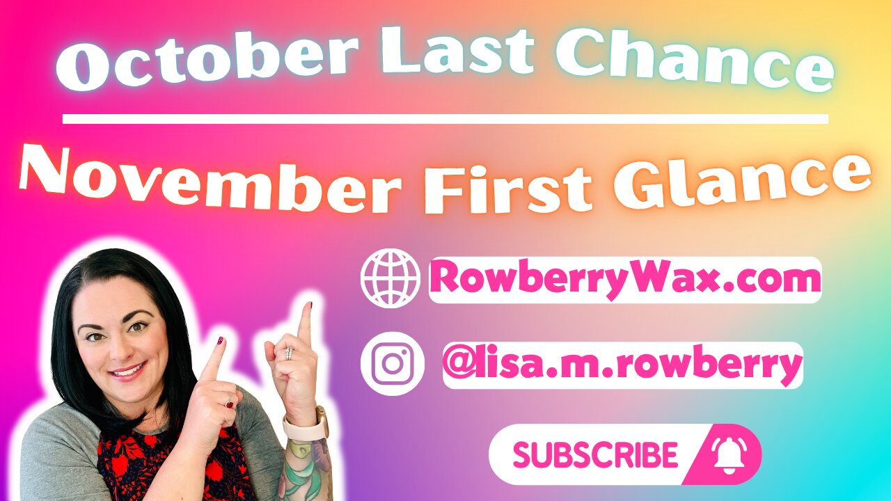 October Last Chance, November First Glance!