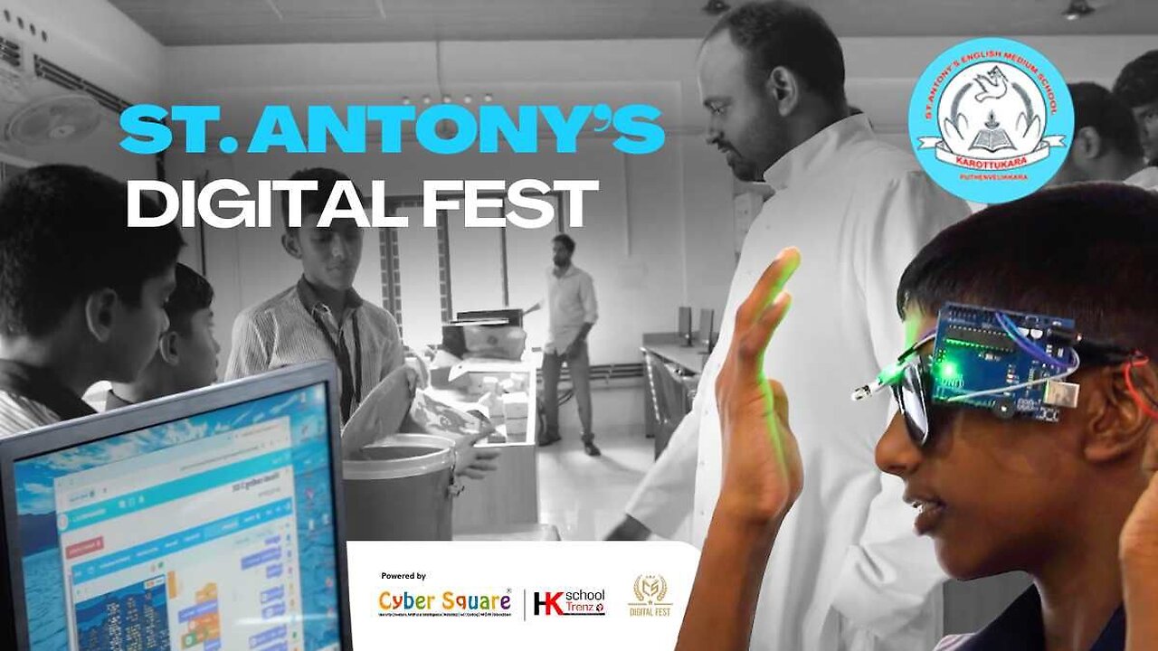 St. Antony’s English Medium School Hosts Its 1st Edition Digital Fest 2025 | Cyber Square
