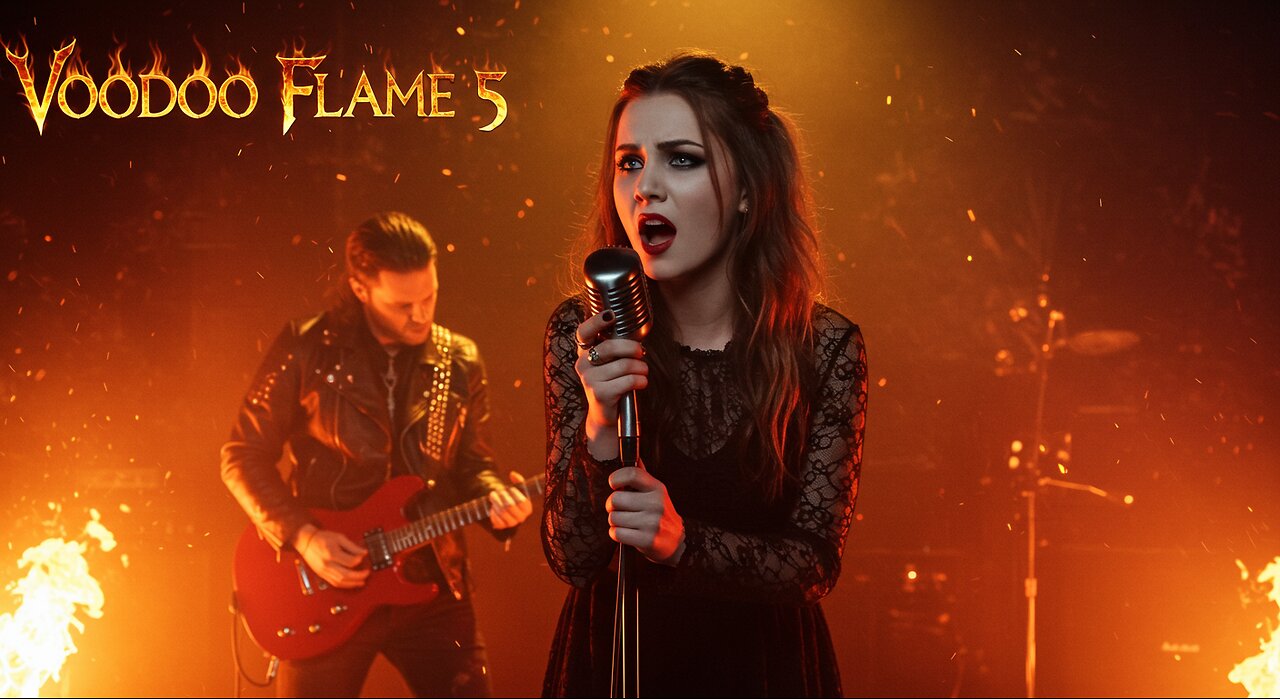 "Voodoo Flame" (Version 5) – Fiery Latin Rock with Powerful Vocals & Killer Guitar Solos