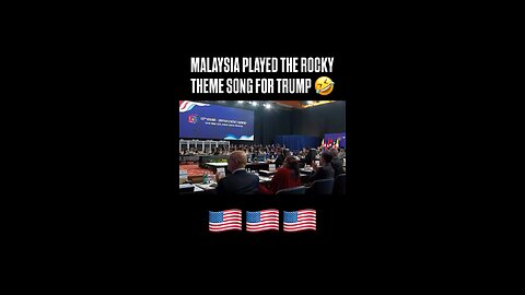 Malaysian Orchestra Plays Rocky Theme Song For DJT