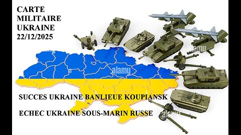 CARTE MILITAIRE UKRAINE. Succès UKR banlieue Koupiansk. Drone UKR échoue détruire sous-marin RUS
