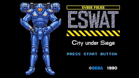 ESWAT: City Under Siege Longplay (Sega Genesis) [QHD]