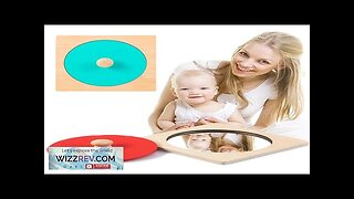 Montessori Mirror Puzzle Busy Board Wooden Toys Children Early Educational Sensory Toy Review