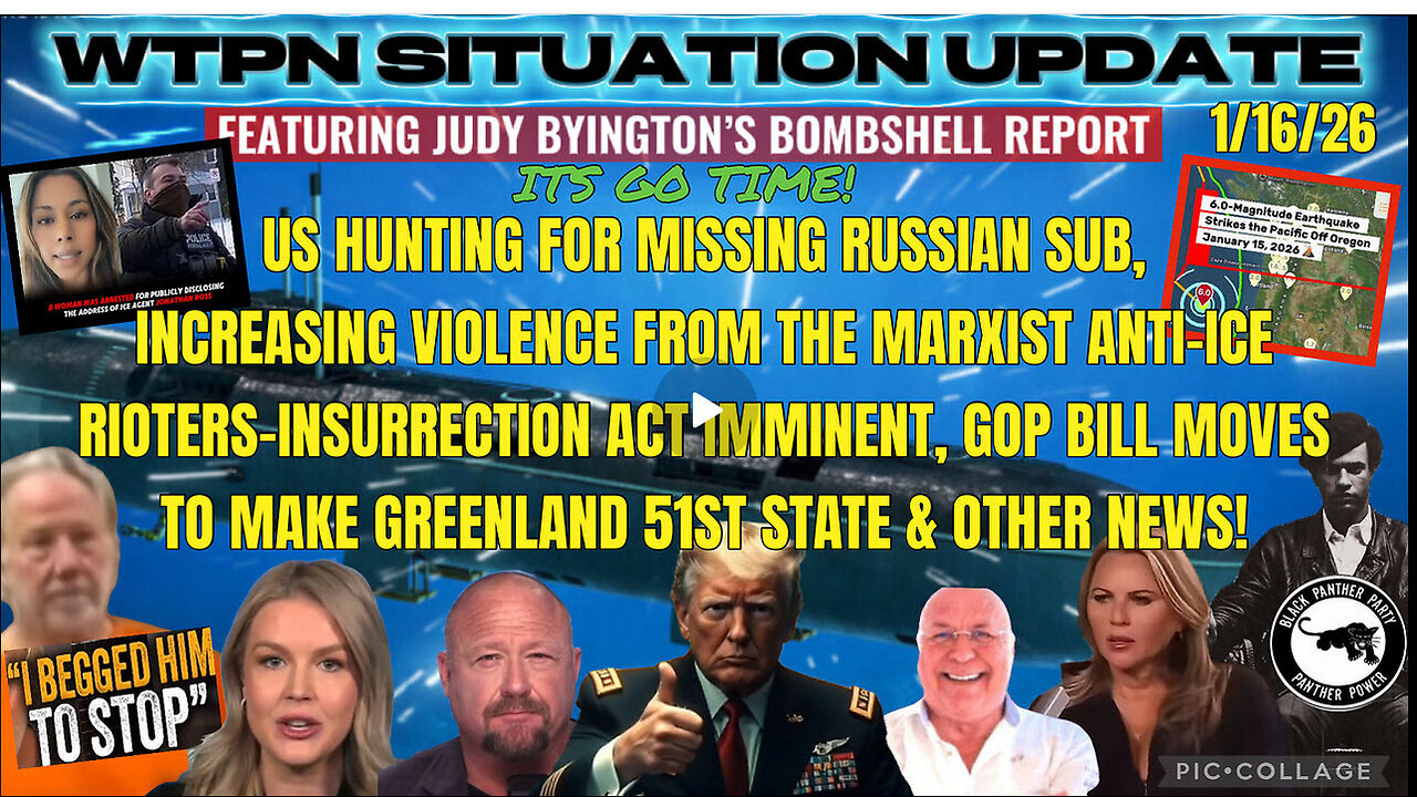 WTPN SITUATION UPDATE FEATURING RESTORED REPUBLIC 1/16/26