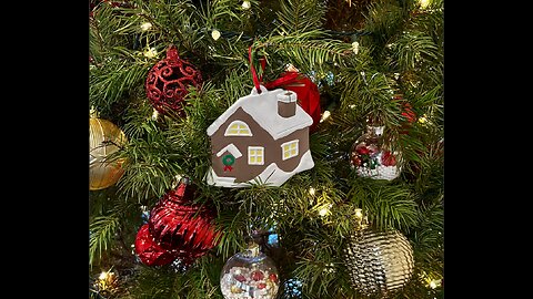 Gingerbread House Ornament Painting Timelapse ✨❄️