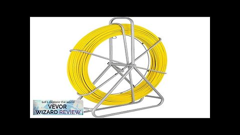 VEVOR Fish Tape Fiberglass 8MM 150M Duct Rodder Fish Tape Puller Fiberglass Review