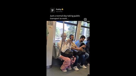 A typical day on the subway.