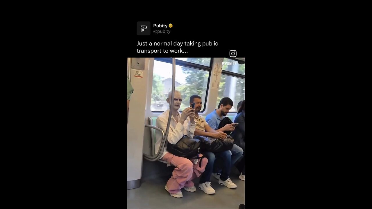 A typical day on the subway.