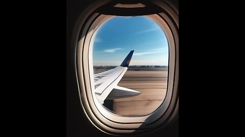 ✈️ Wings Over the Runway 🌅 Stunning Airplane Window View Before Landing 🛬✨ #TravelMoments