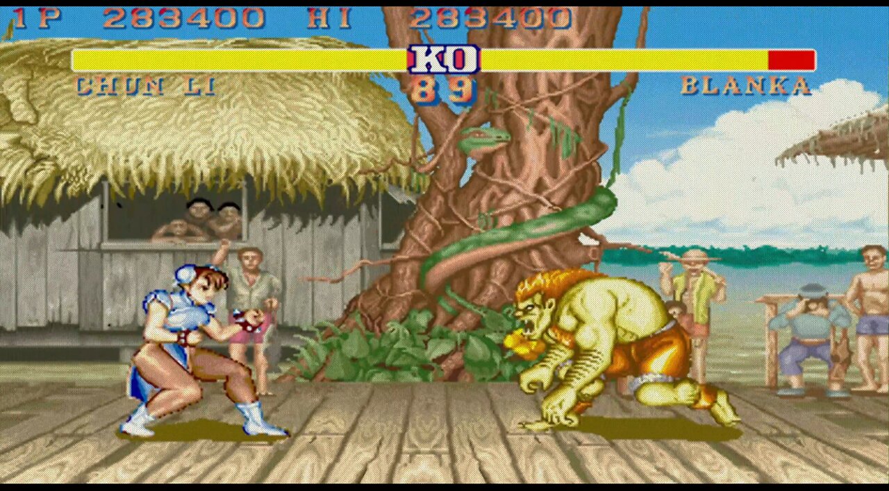 Chun Li vs Blanka