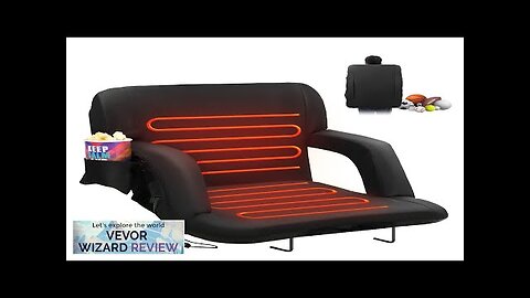 VEVOR Double Heated Stadium Seat with Back Support 3 Level Heating Wide Review