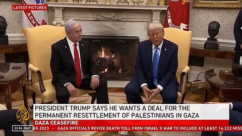 Trump s Netanyahuem po boku potvrdil plán na trvalé vysídlení Palestinců z Gazy!