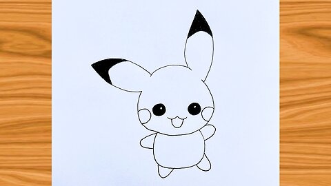 Pikachu Drawing Easy Step By Step