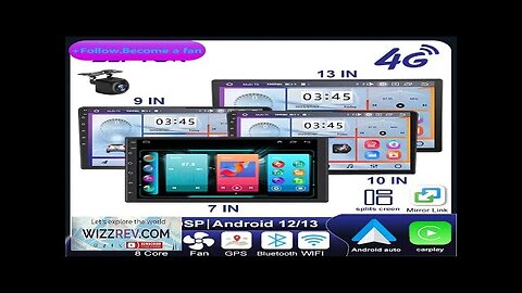 SEPTON Android Universal 7"/9"/10"/13'' Car Stereo Radio GPS Multimedia Player Carplay Review