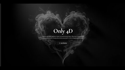 Only4D.io - Metaphysical Dating App - Open beta
