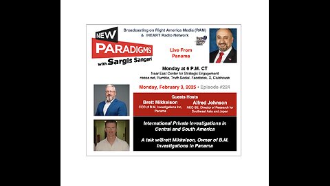 Brett MiKKelson & Al Johnson, Intl. Private Investigations, New Paradigms w/Sargis Sangari EP#224