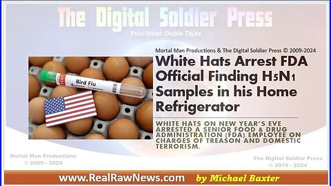 White Hats Arrest FDA Official Over Having H5N1 Samples in his Home Refrigerator