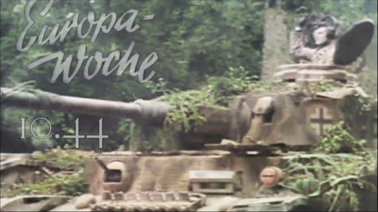 GERMAN NEWSREEL, Europa Woche 85 from 10.44 Defense of the SIEGFRIED LINE