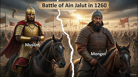 Battle of Ain Jalut in 1260 - Muslim First victory against Mongols | Sultan Ruknuddin beybers