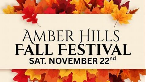 Amber Hills Fall Festival