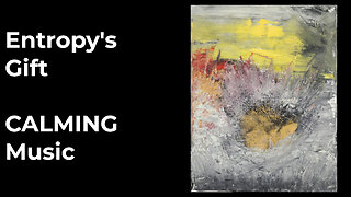 Relax with Abstract Art | Oil & Cold Wax Painting + Calming Music